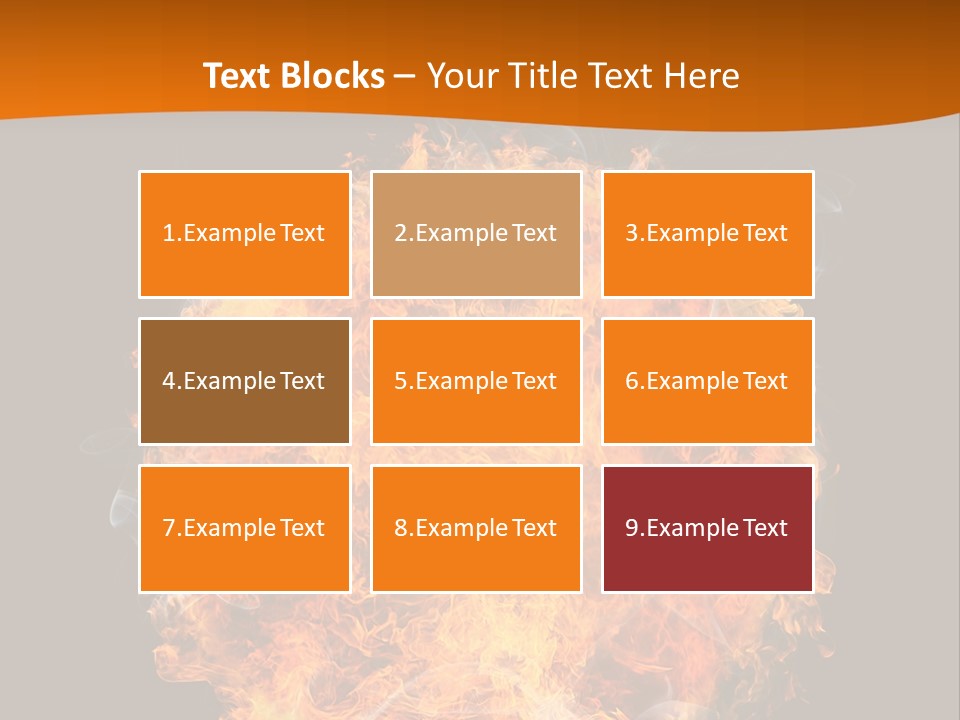 Explosion Black Background PowerPoint Template