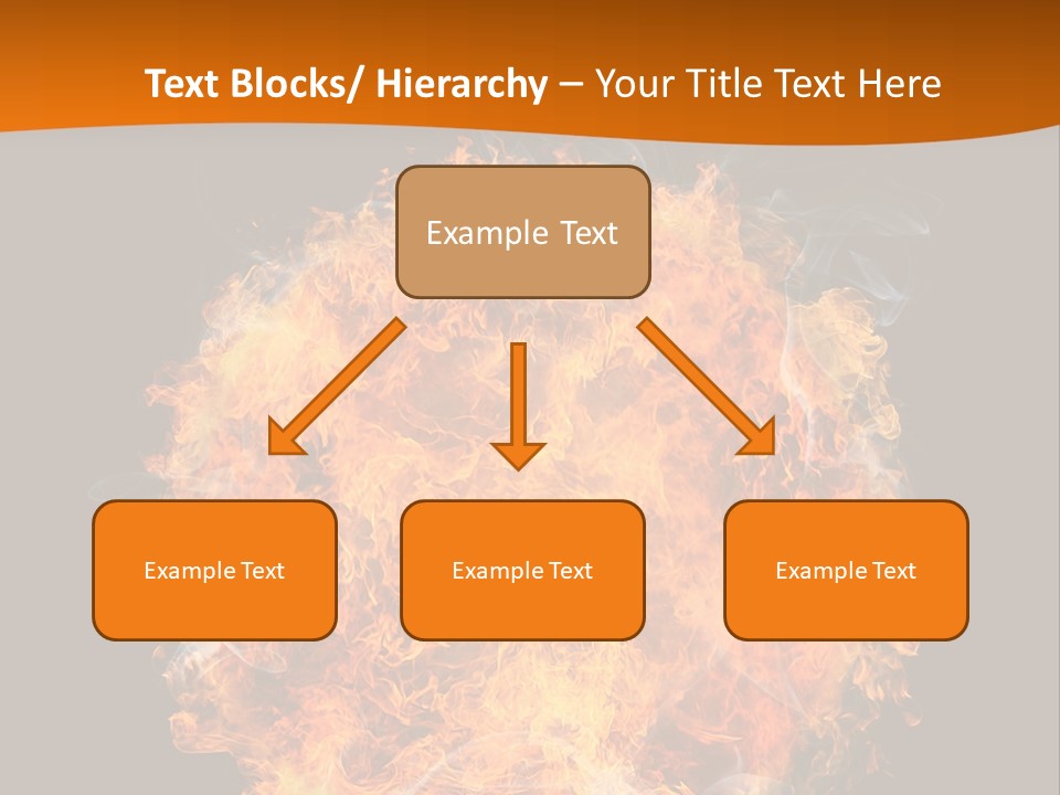 Explosion Black Background PowerPoint Template