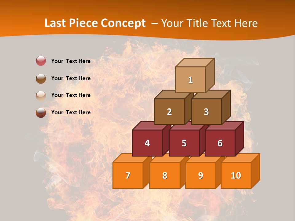 Explosion Black Background PowerPoint Template