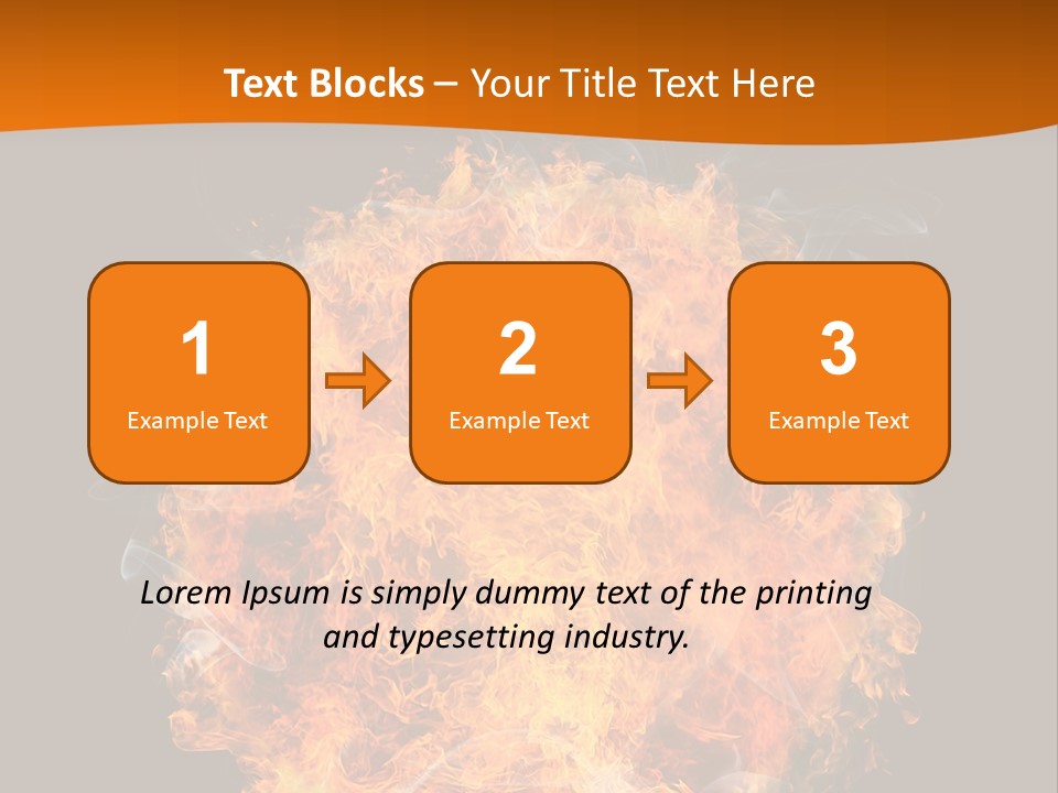 Explosion Black Background PowerPoint Template