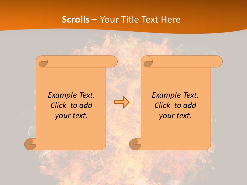 Explosion Black Background PowerPoint Template