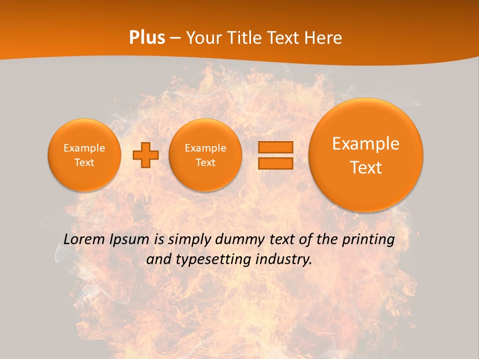 Explosion Black Background PowerPoint Template