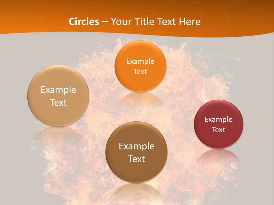 Explosion Black Background PowerPoint Template