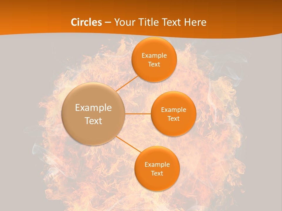 Explosion Black Background PowerPoint Template