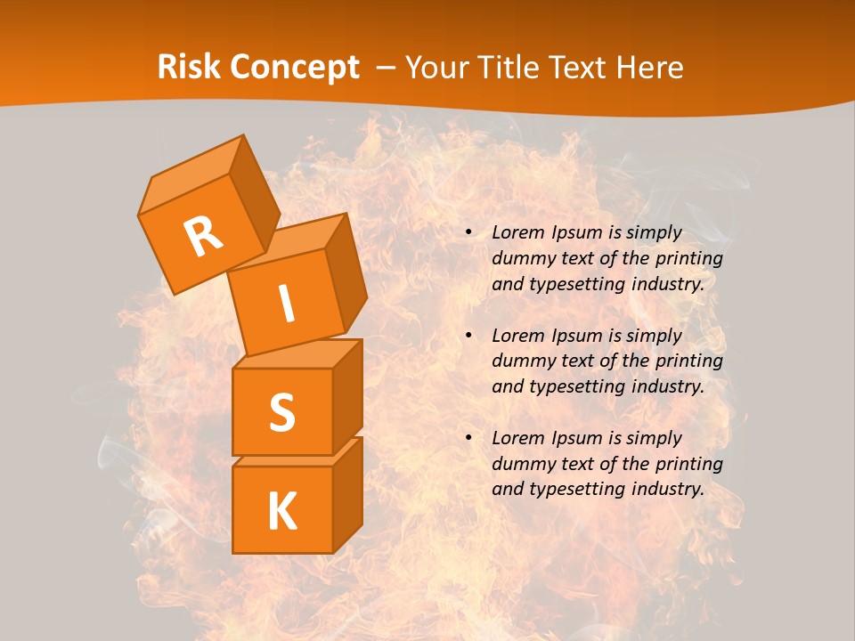 Explosion Black Background PowerPoint Template