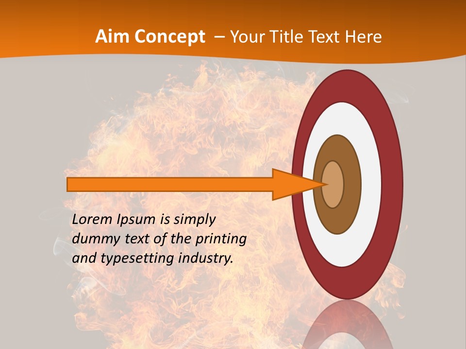 Explosion Black Background PowerPoint Template