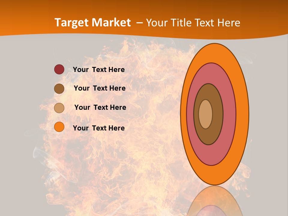 Explosion Black Background PowerPoint Template