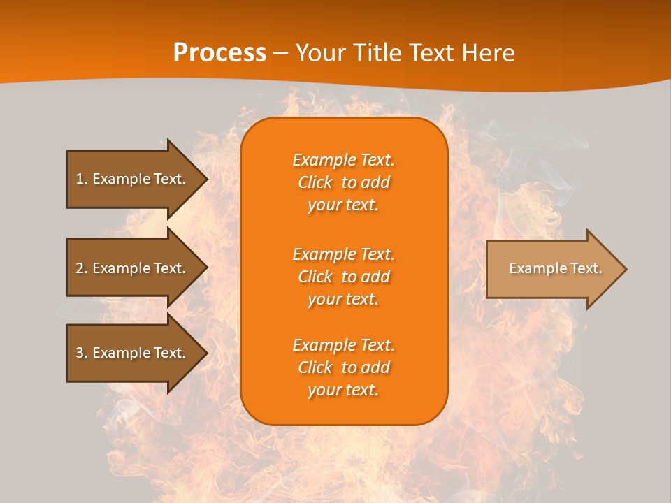 Explosion Black Background PowerPoint Template