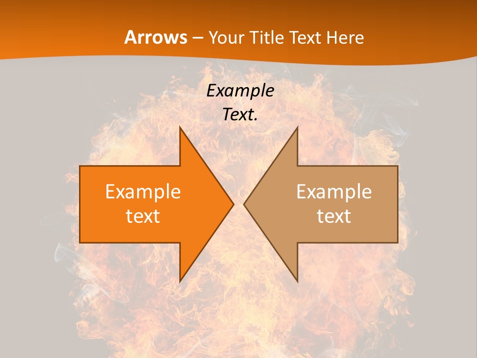 Explosion Black Background PowerPoint Template