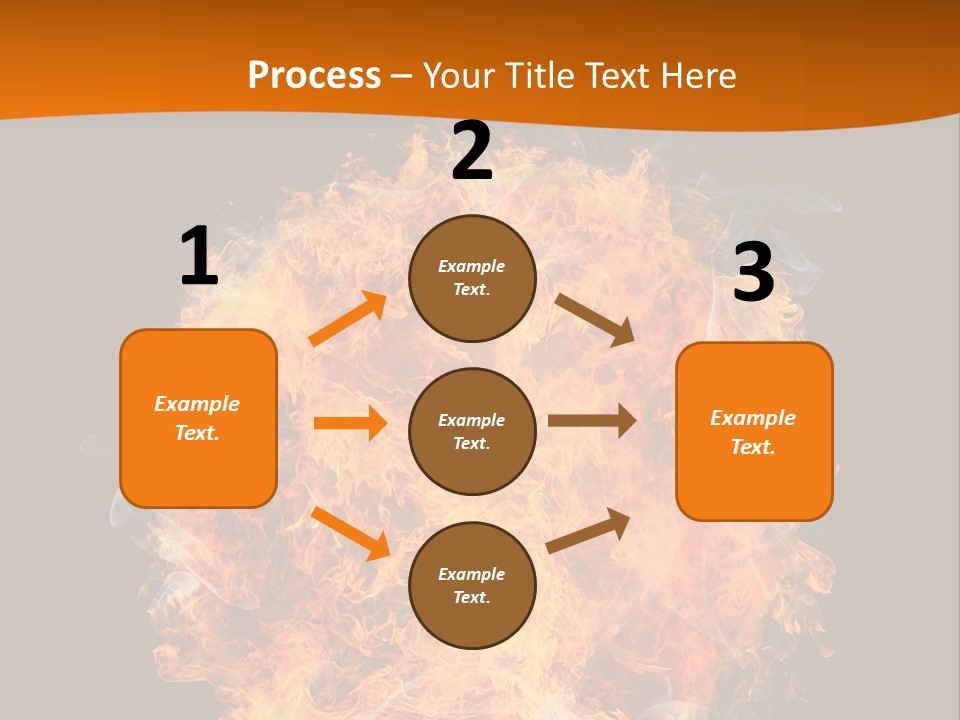 Explosion Black Background PowerPoint Template