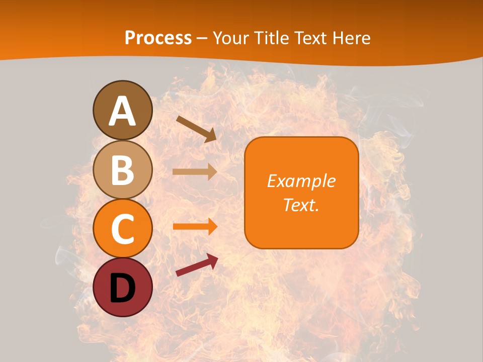 Explosion Black Background PowerPoint Template