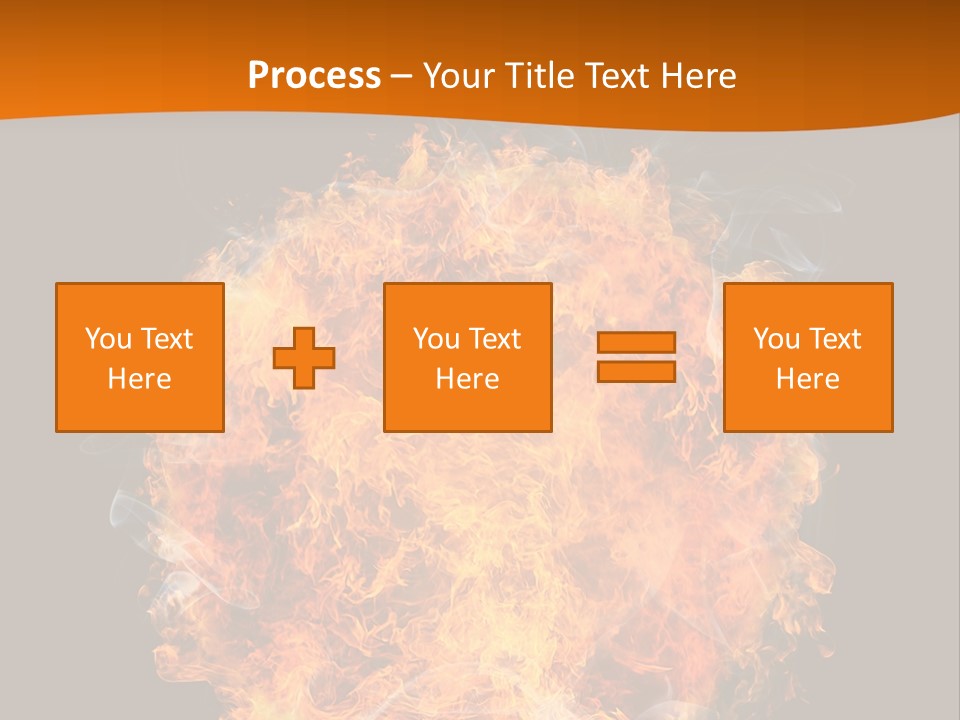 Explosion Black Background PowerPoint Template