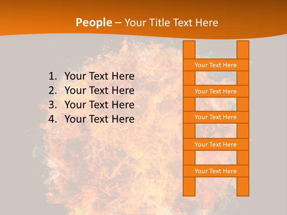 Explosion Black Background PowerPoint Template