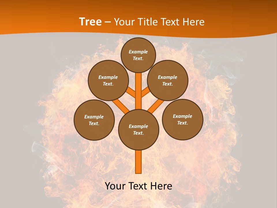 Explosion Black Background PowerPoint Template