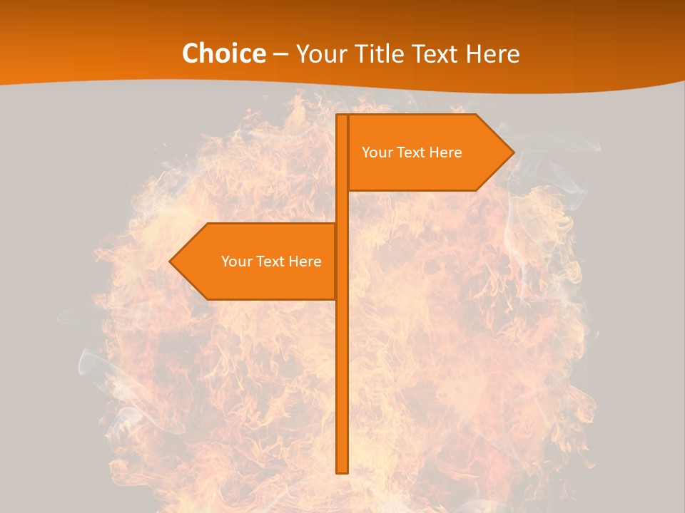 Explosion Black Background PowerPoint Template