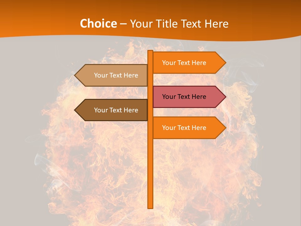 Explosion Black Background PowerPoint Template