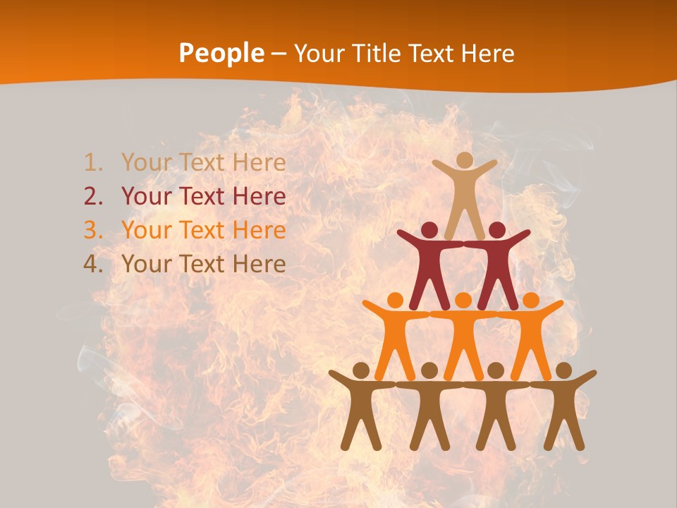 Explosion Black Background PowerPoint Template