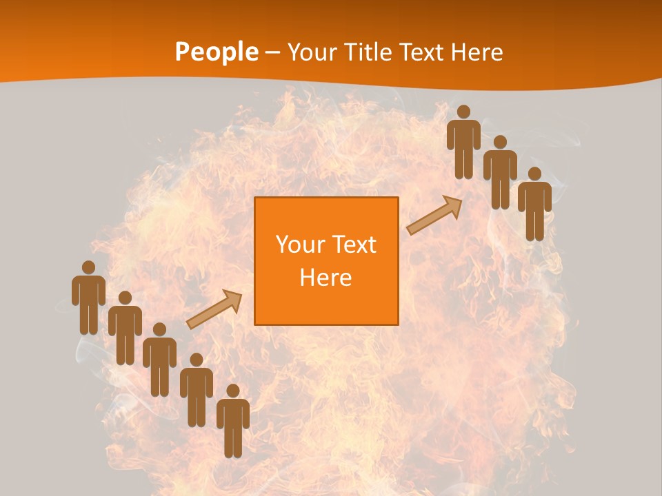 Explosion Black Background PowerPoint Template