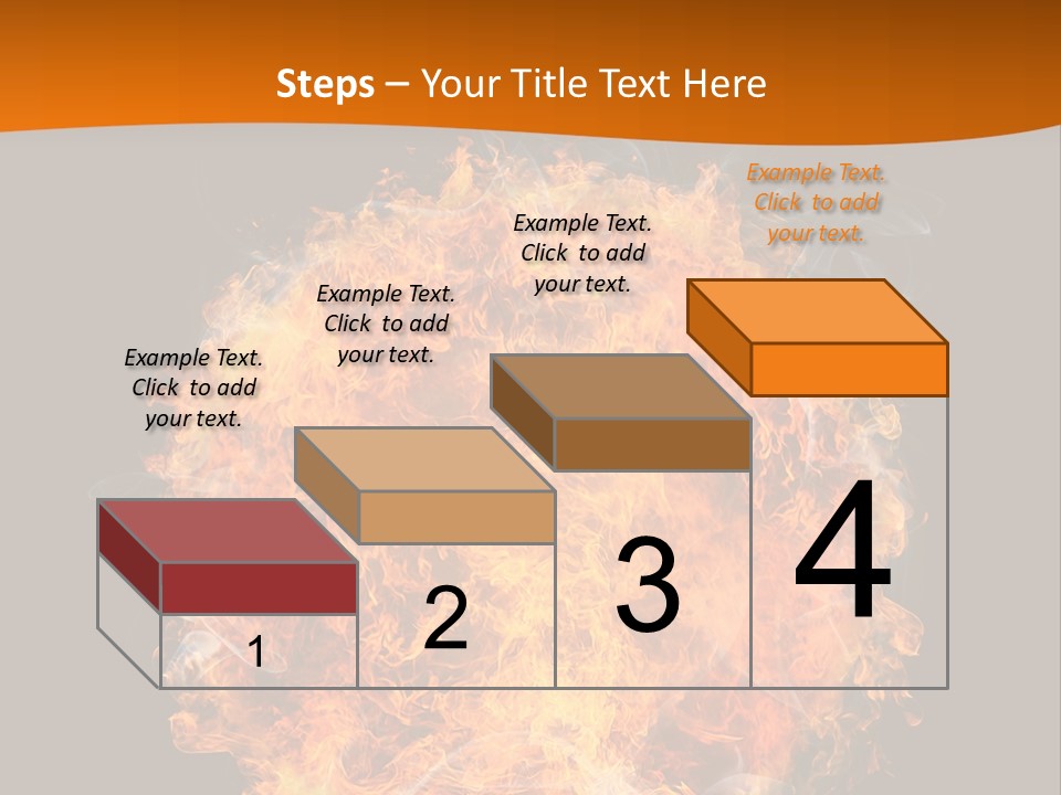 Explosion Black Background PowerPoint Template