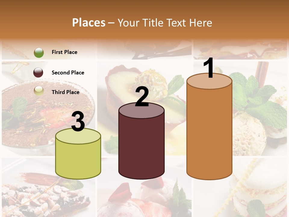 Dessert Collage PowerPoint Template