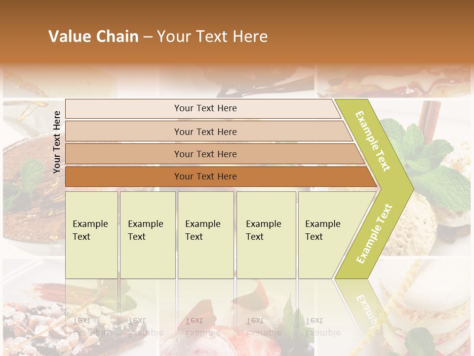 Dessert Collage PowerPoint Template