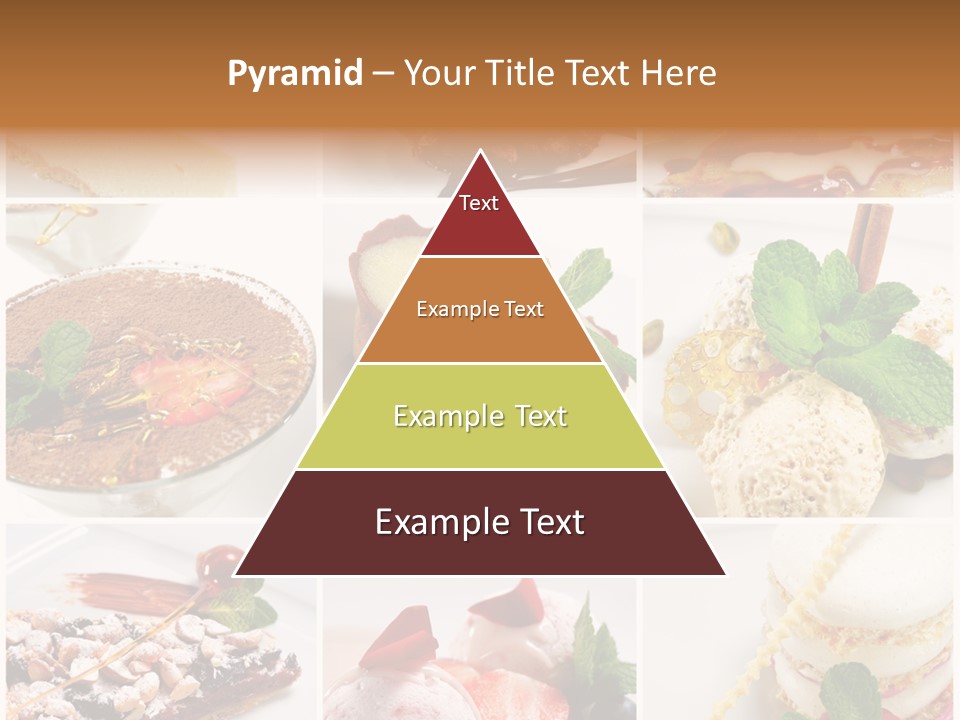 Dessert Collage PowerPoint Template