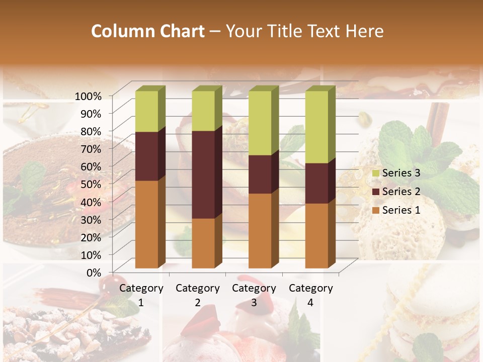 Dessert Collage PowerPoint Template
