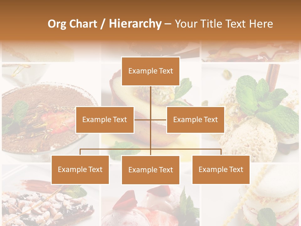 Dessert Collage PowerPoint Template