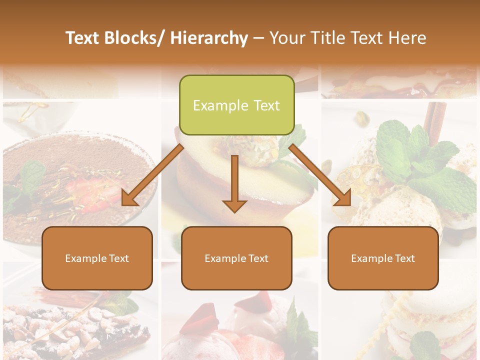 Dessert Collage PowerPoint Template
