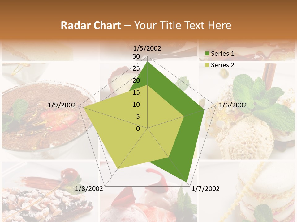 Dessert Collage PowerPoint Template