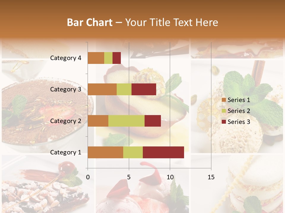 Dessert Collage PowerPoint Template