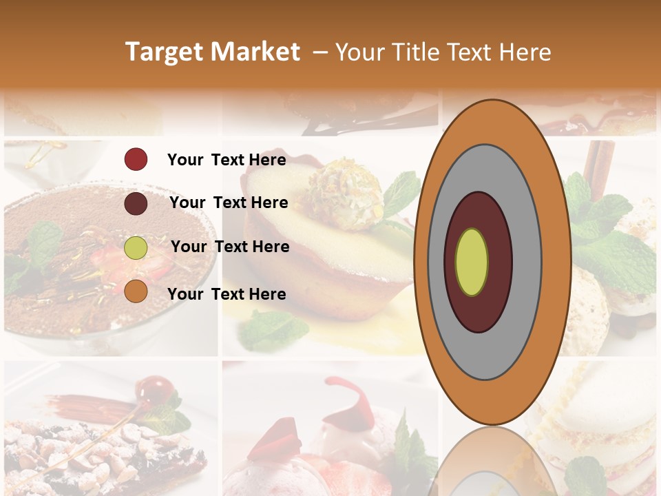 Dessert Collage PowerPoint Template