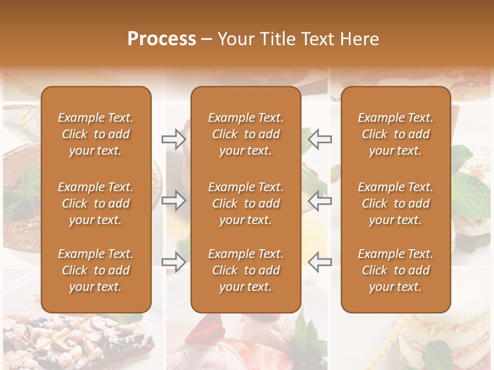 Dessert Collage PowerPoint Template