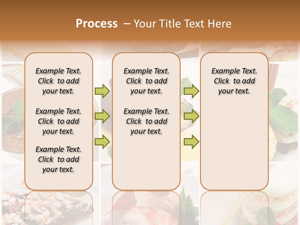 Dessert Collage PowerPoint Template