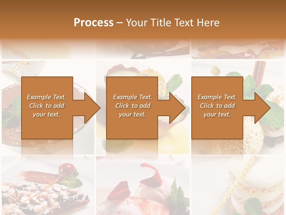 Dessert Collage PowerPoint Template