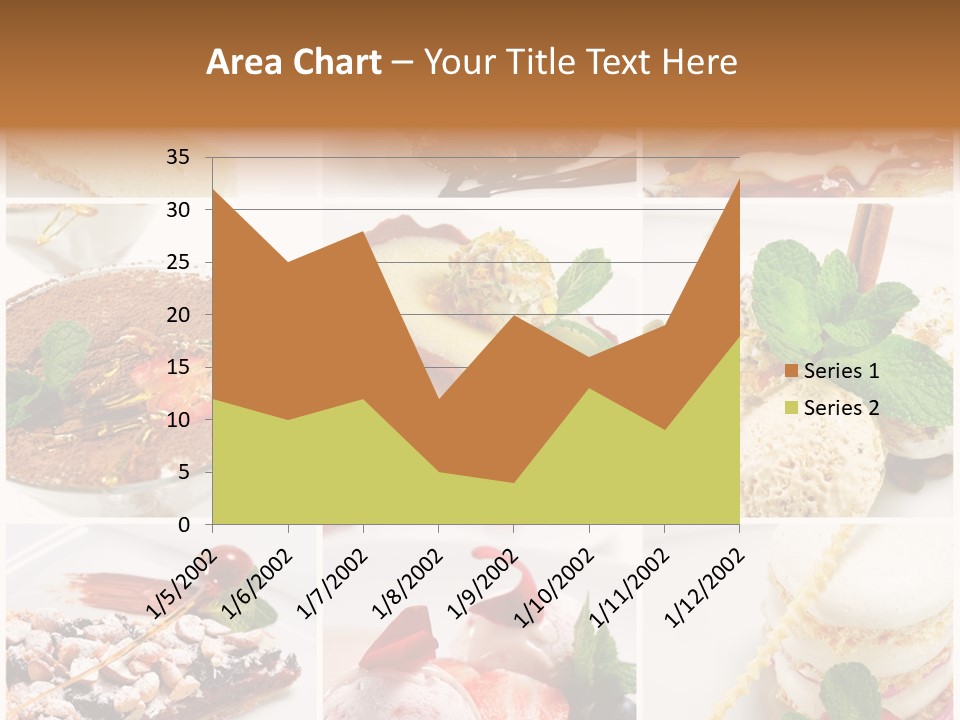 Dessert Collage PowerPoint Template