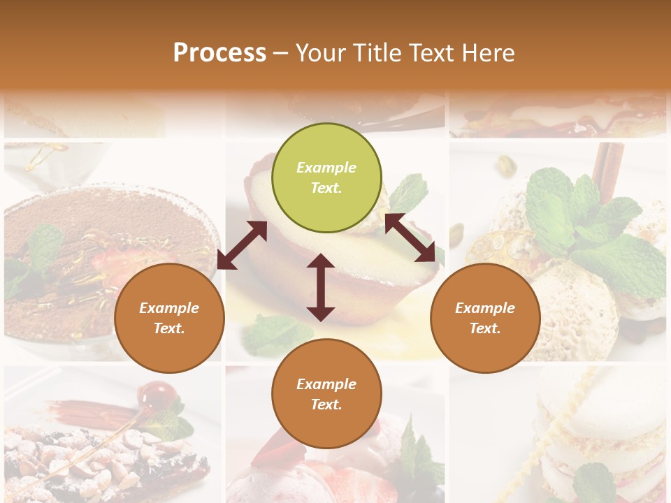 Dessert Collage PowerPoint Template