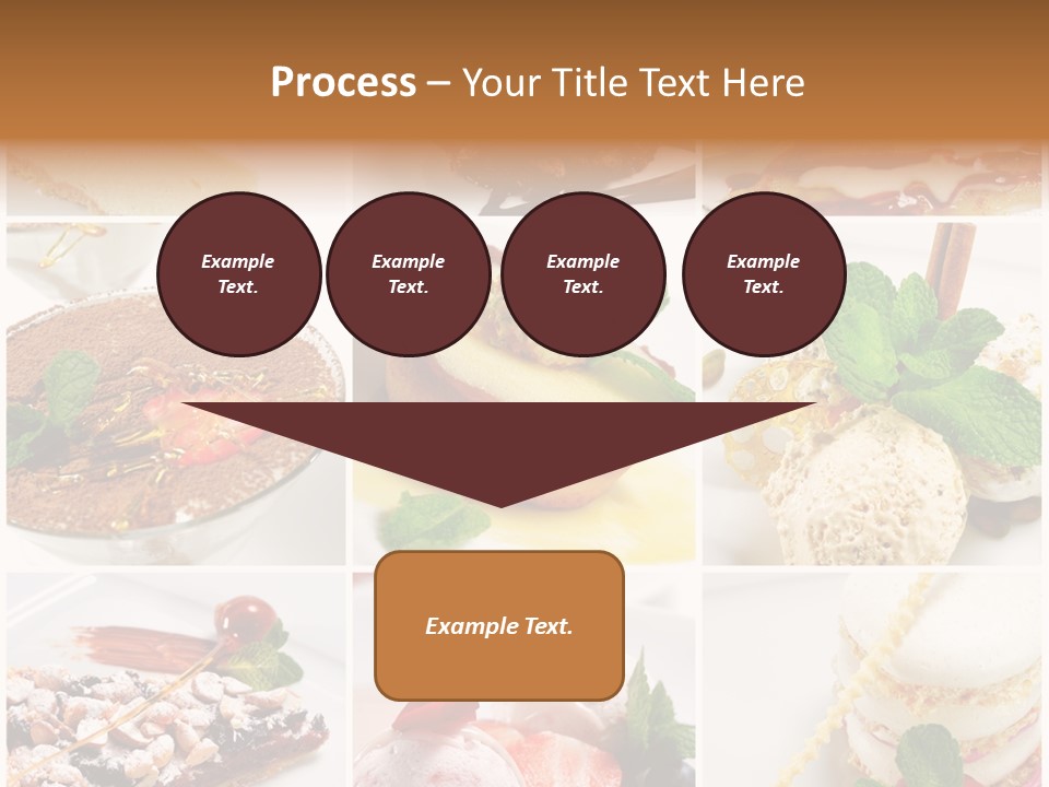 Dessert Collage PowerPoint Template