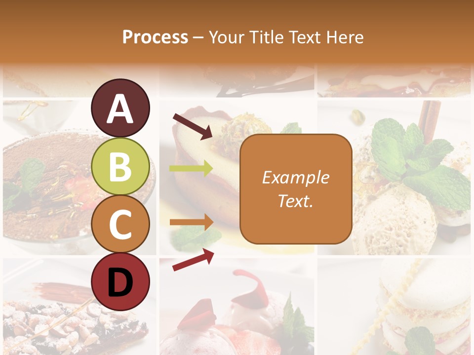 Dessert Collage PowerPoint Template