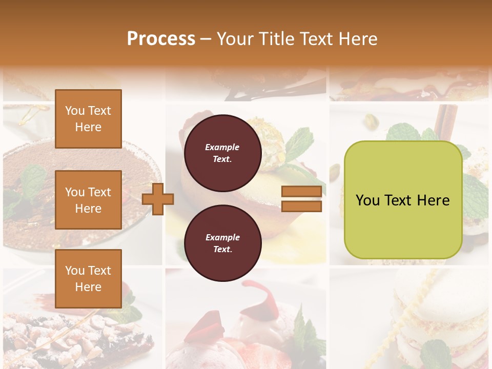 Dessert Collage PowerPoint Template