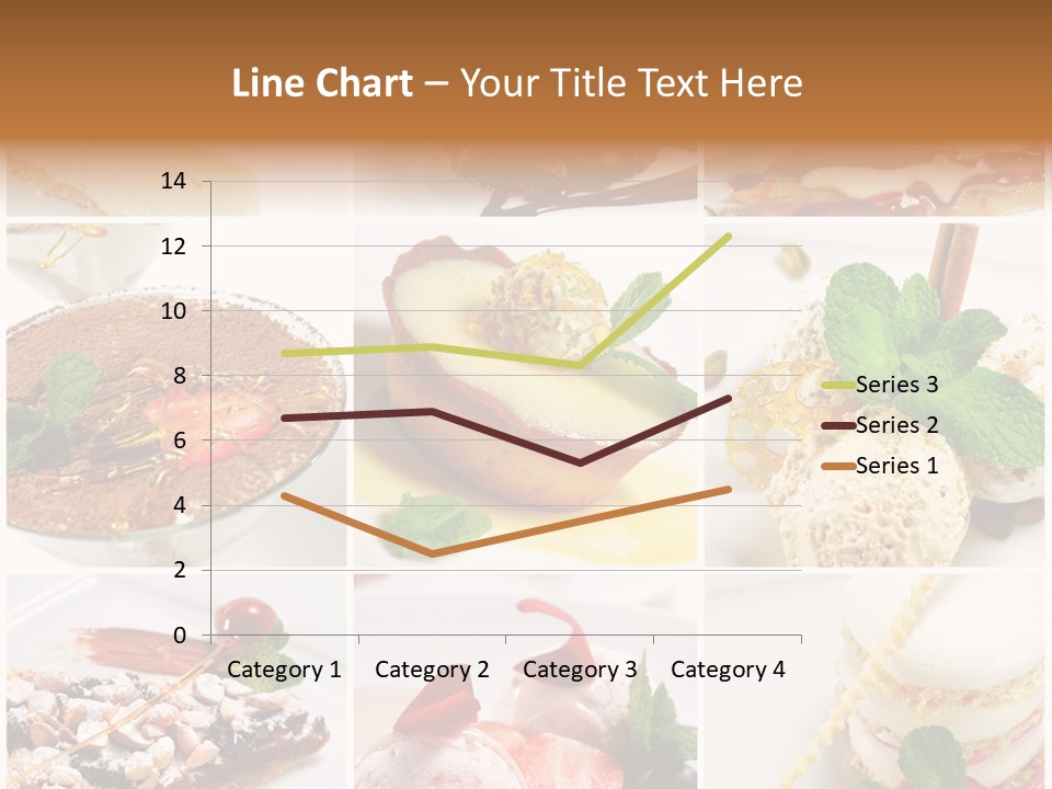 Dessert Collage PowerPoint Template