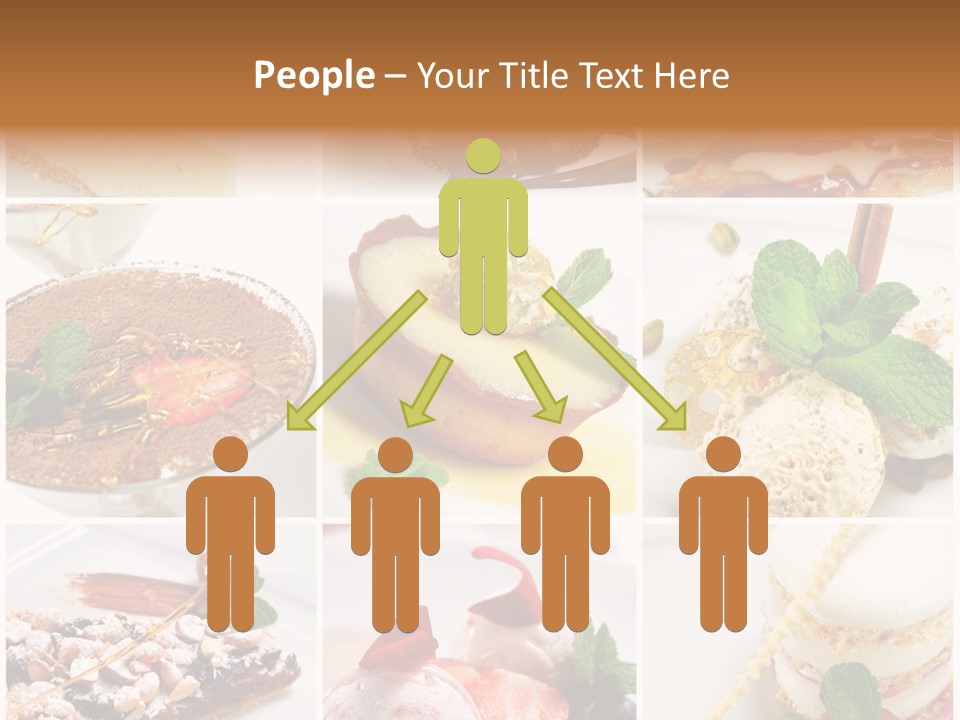 Dessert Collage PowerPoint Template