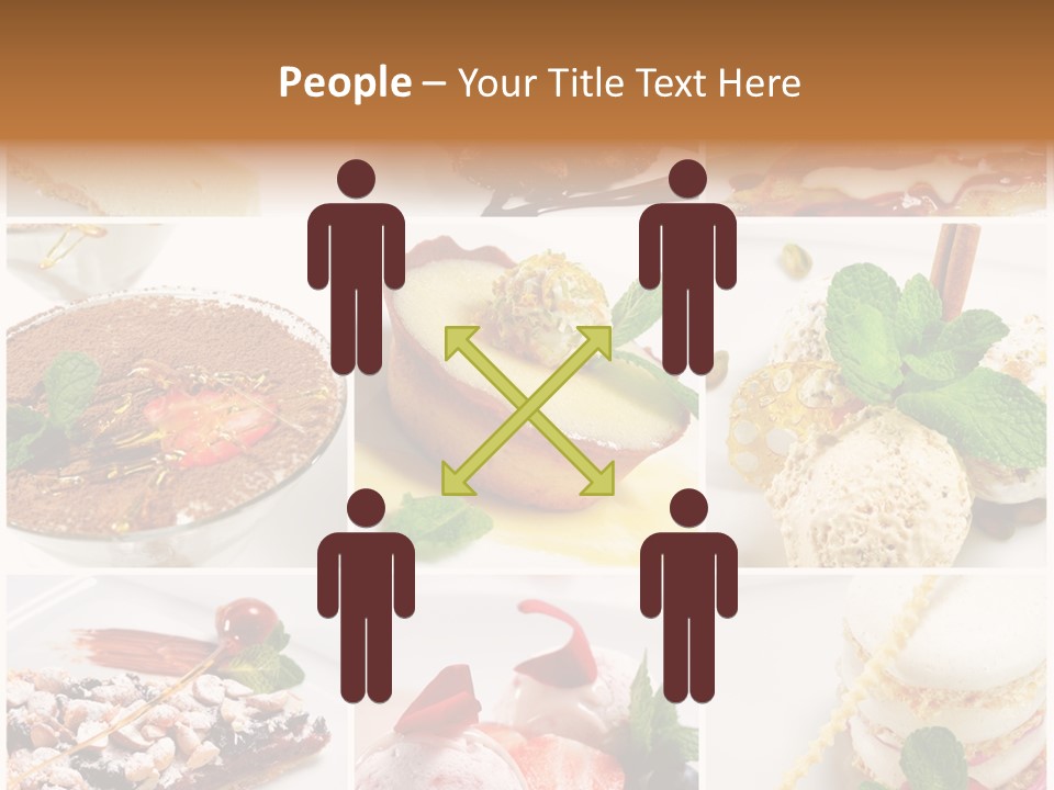 Dessert Collage PowerPoint Template