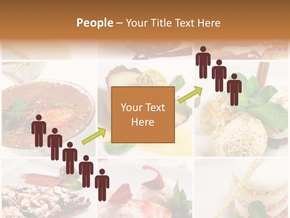 Dessert Collage PowerPoint Template