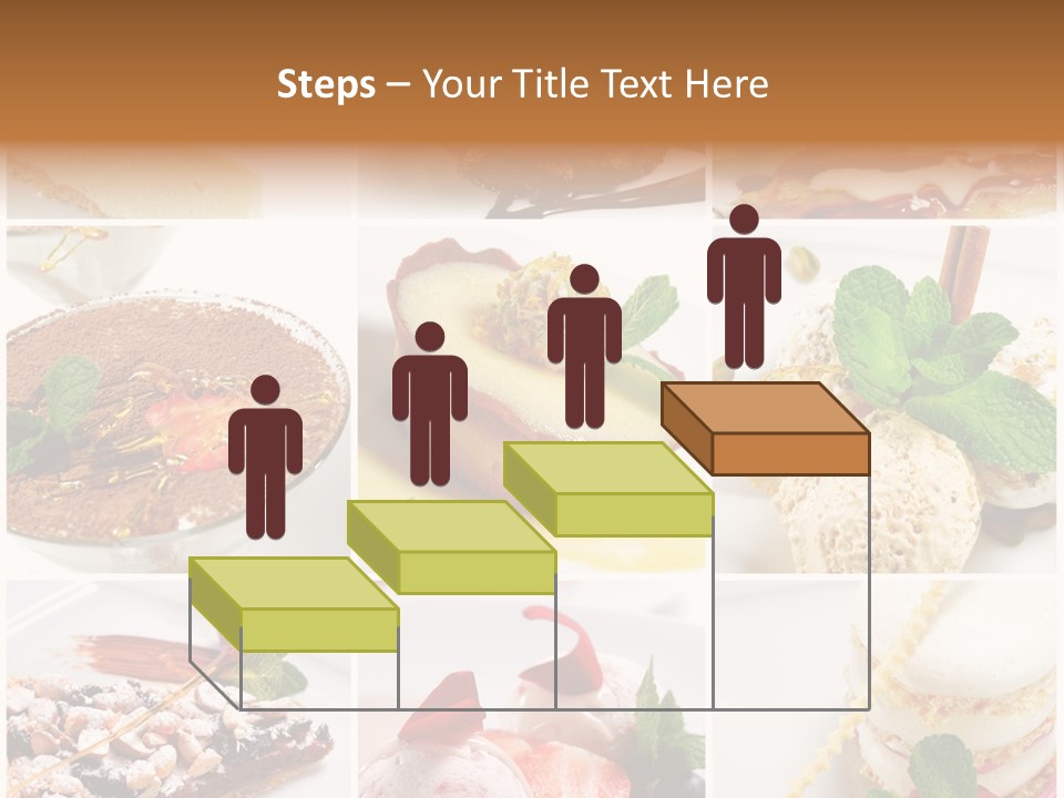 Dessert Collage PowerPoint Template