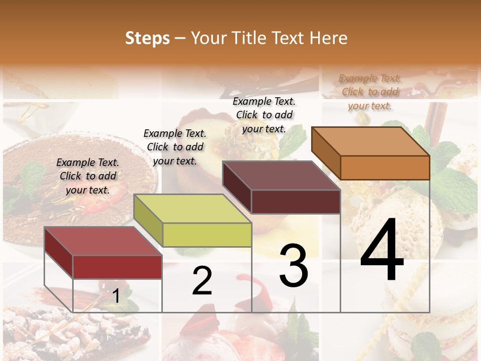 Dessert Collage PowerPoint Template