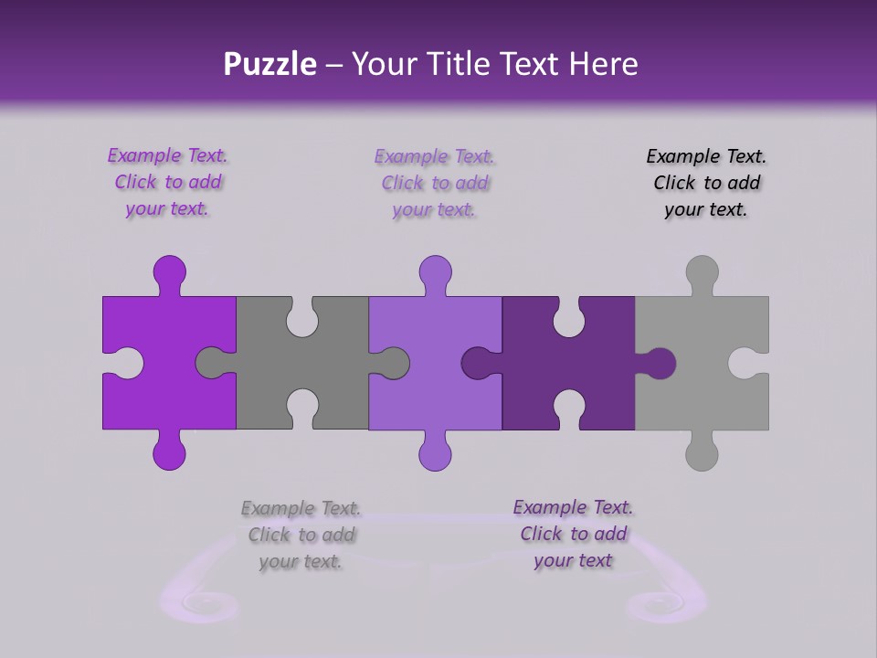 Purple Sofa PowerPoint Template