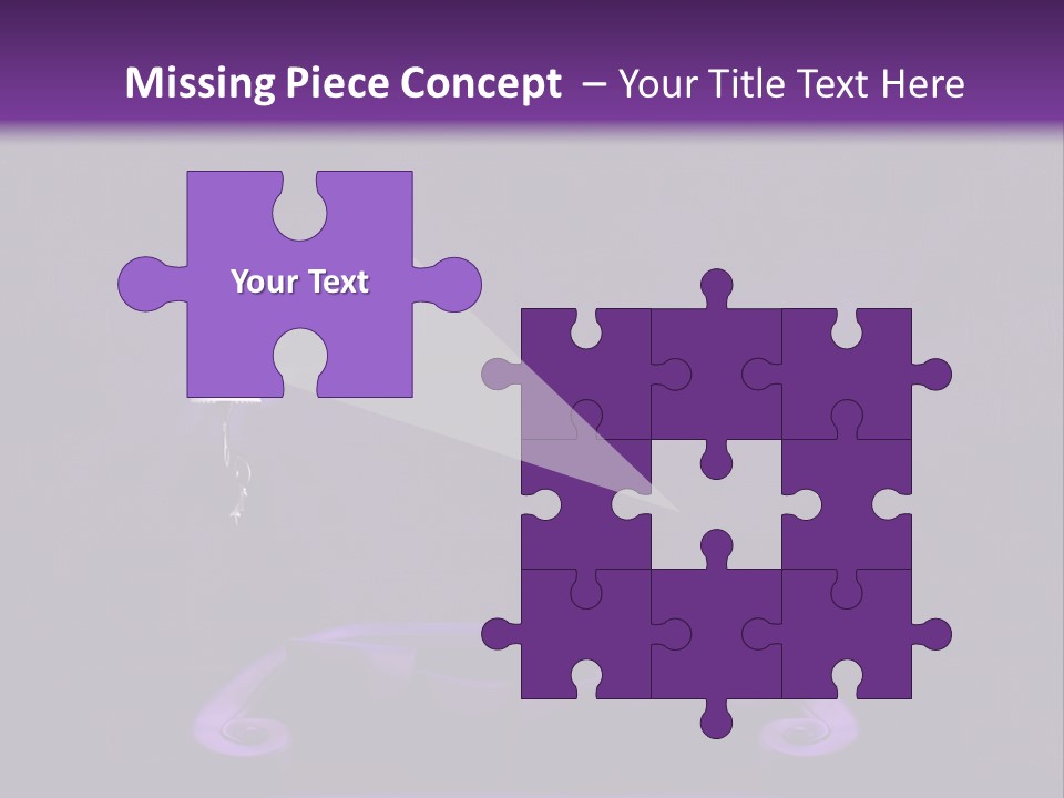 Purple Sofa PowerPoint Template