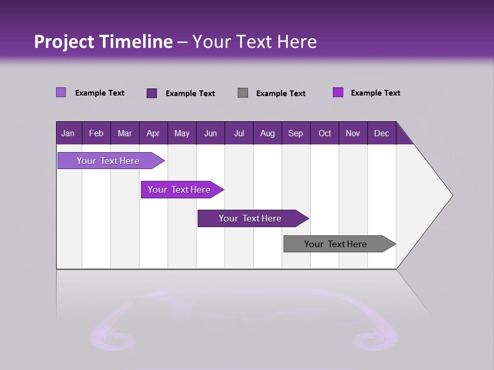 Purple Sofa PowerPoint Template