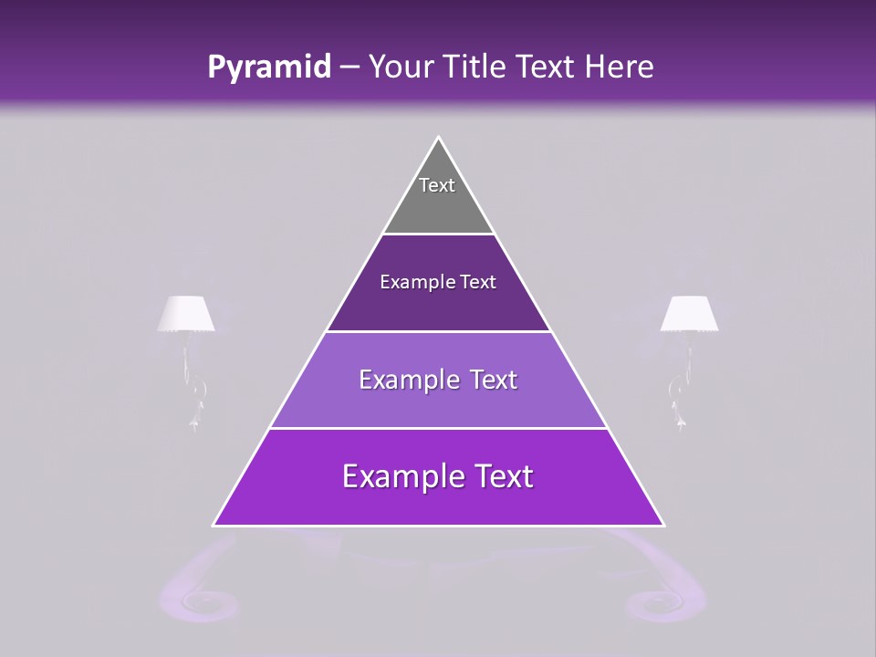 Purple Sofa PowerPoint Template